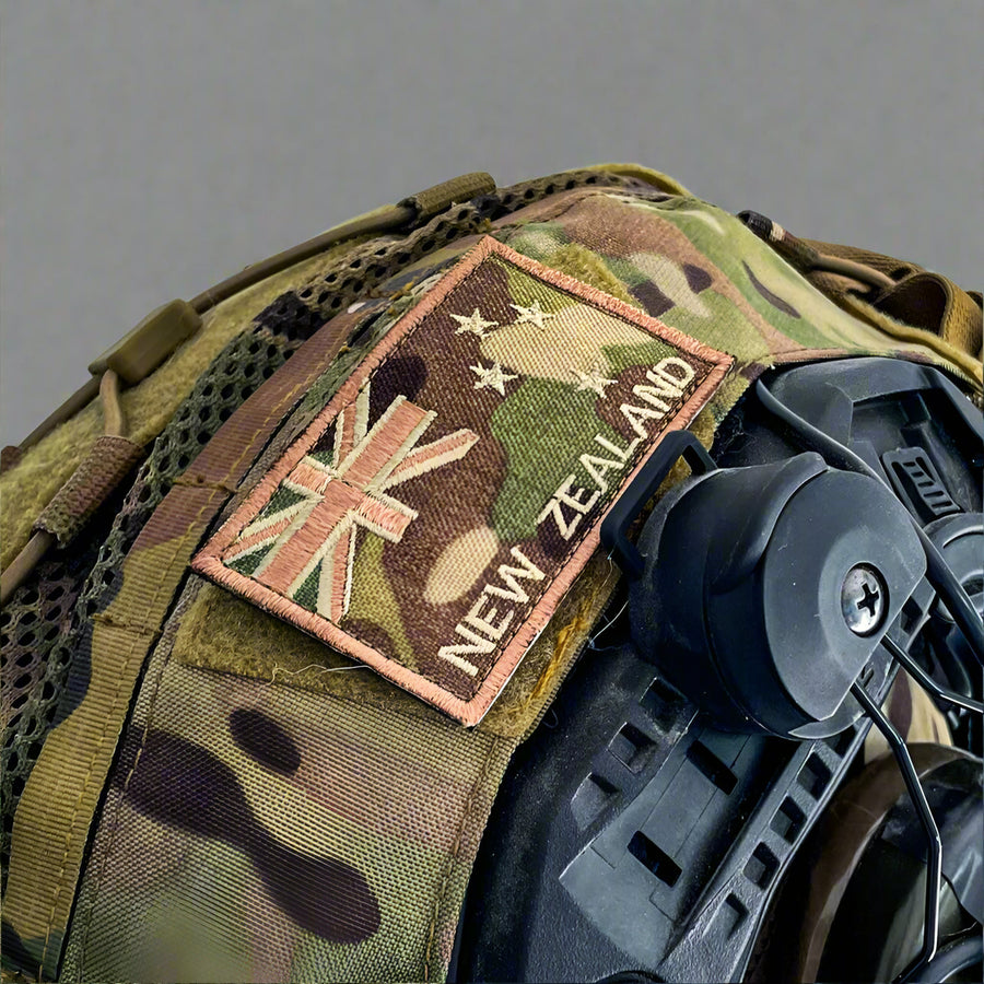 On a helmet