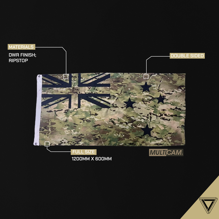 Multicam Embroidery Flag