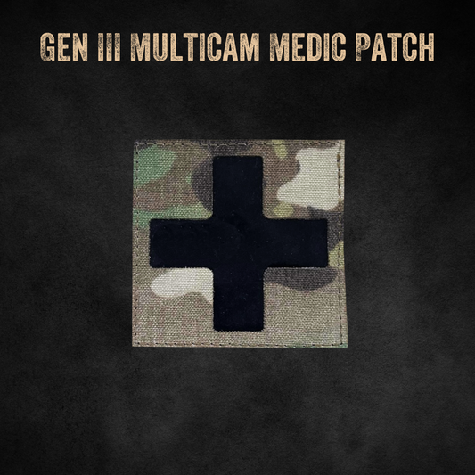 Gen III MULTICAM® Medic Black IR Patch